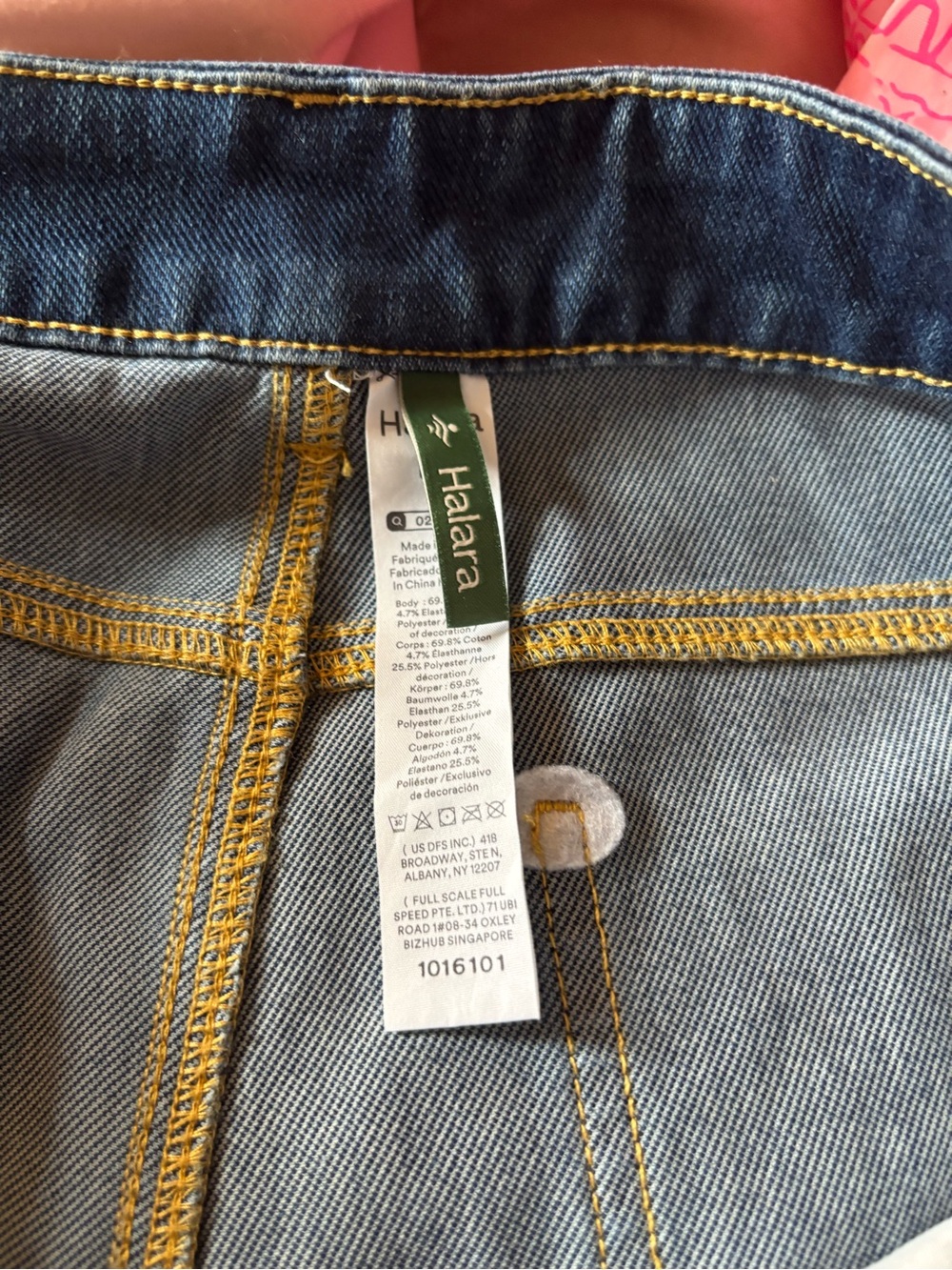 Halara Flex Asymmetrical Low Rise Wide Leg Jeans - Picture 8 of 9